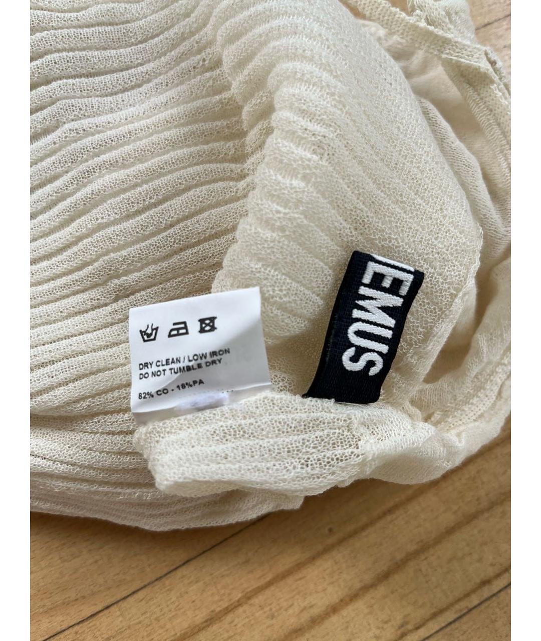 JACQUEMUS Мульти хлопко-эластановое повседневное платье, фото 5