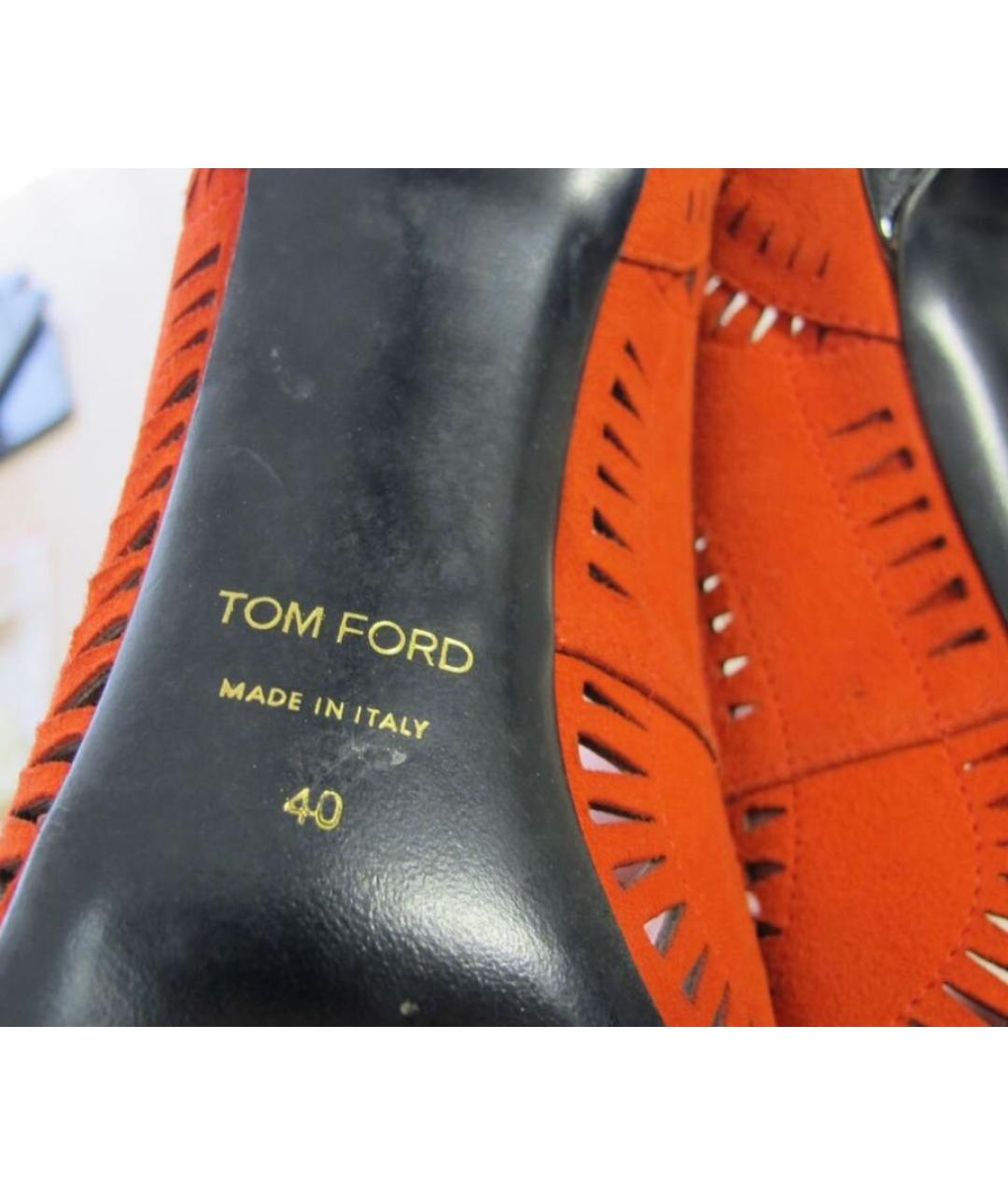 TOM FORD Красные туфли, фото 3