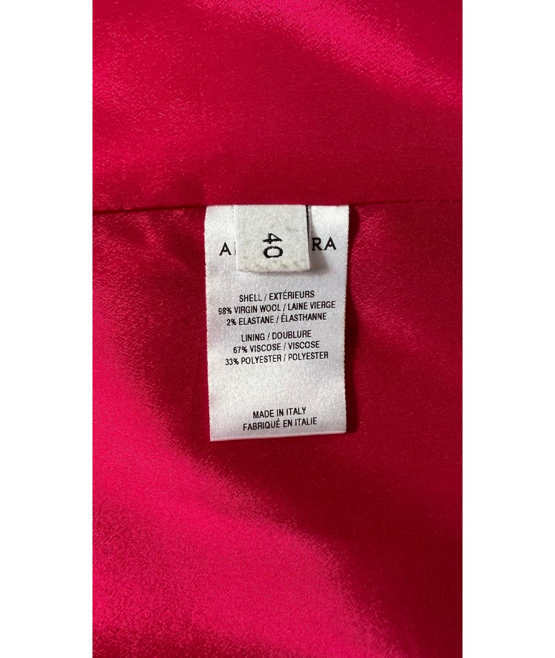 ALTUZARRA Розовый шерстяной жакет/пиджак, фото 8