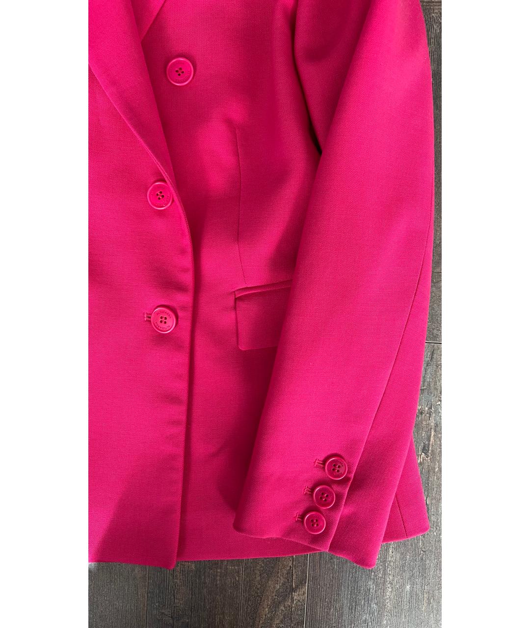 ALTUZARRA Розовый шерстяной жакет/пиджак, фото 7