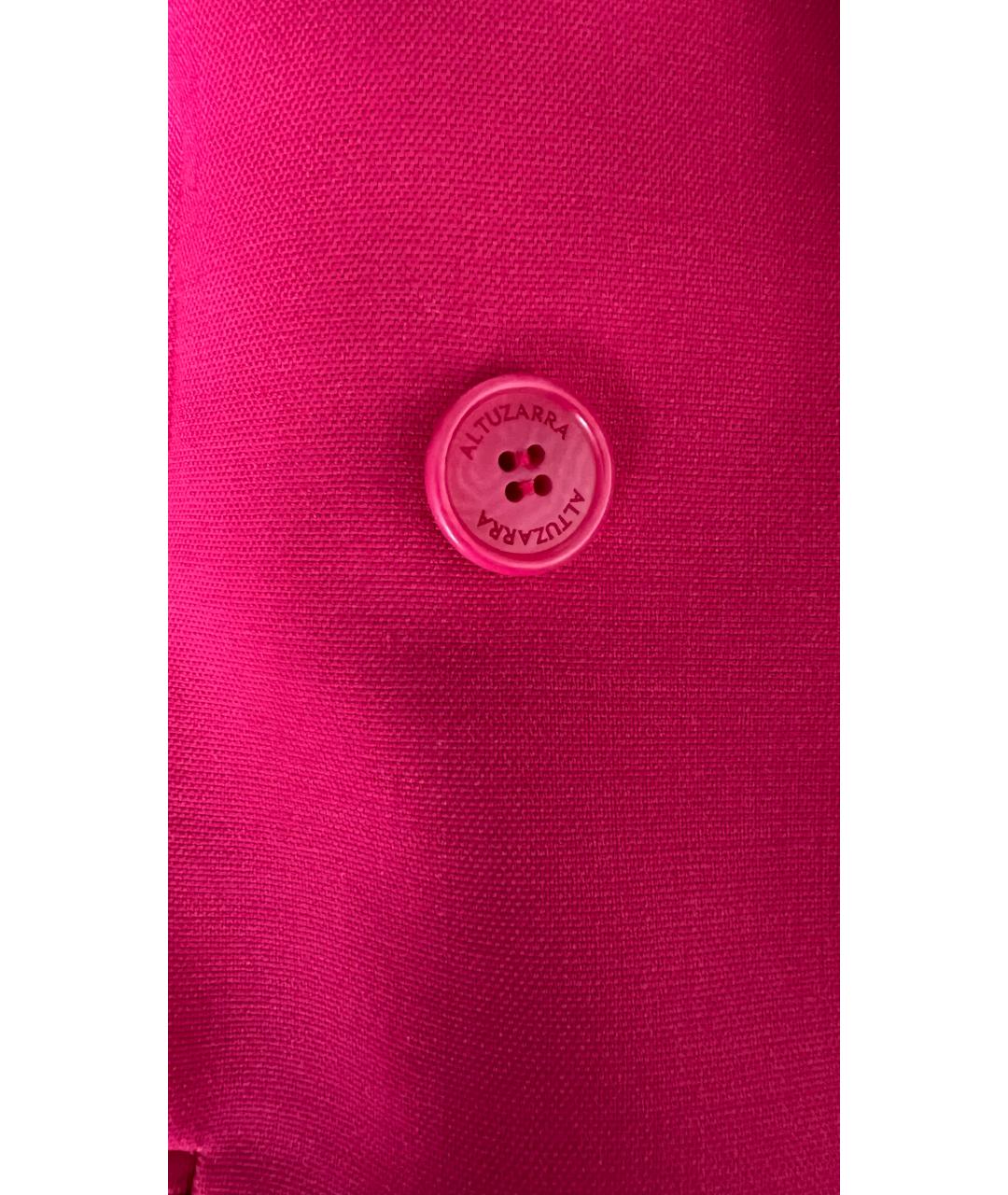 ALTUZARRA Розовый шерстяной жакет/пиджак, фото 5