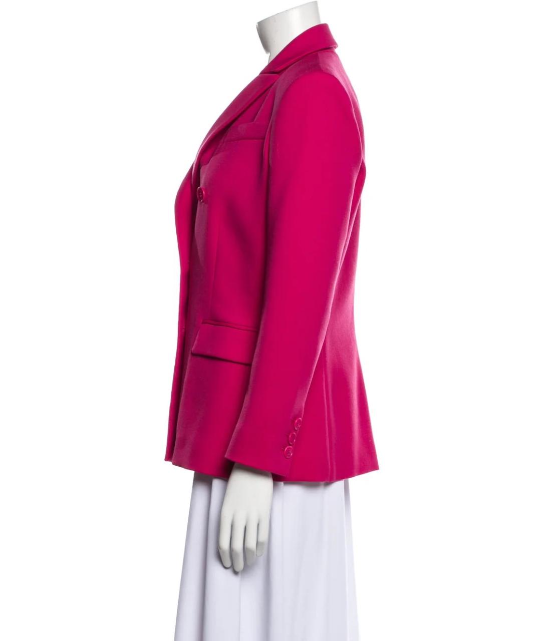 ALTUZARRA Розовый шерстяной жакет/пиджак, фото 3