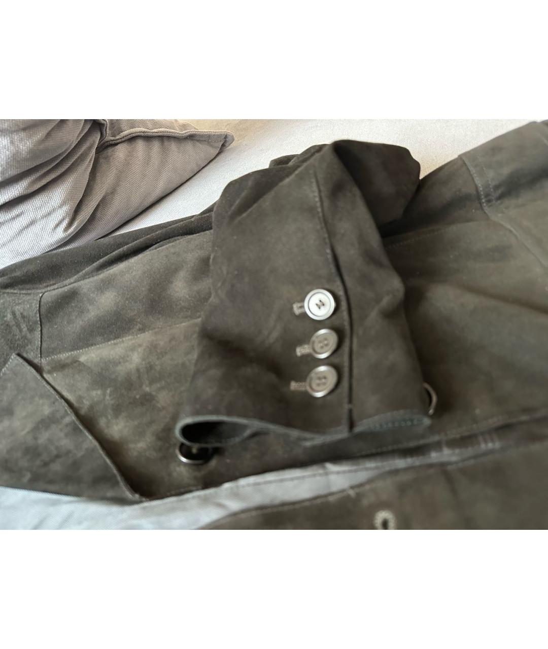 RUFFO Черный замшевый жакет/пиджак, фото 4