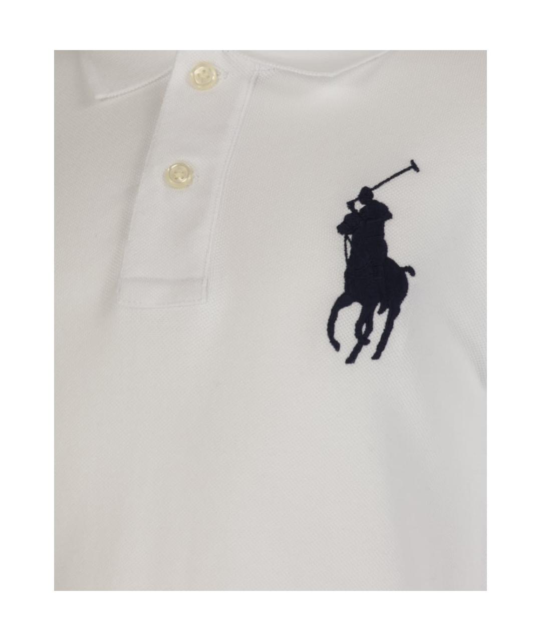 POLO RALPH LAUREN Белая хлопковая детская рубашка, фото 2