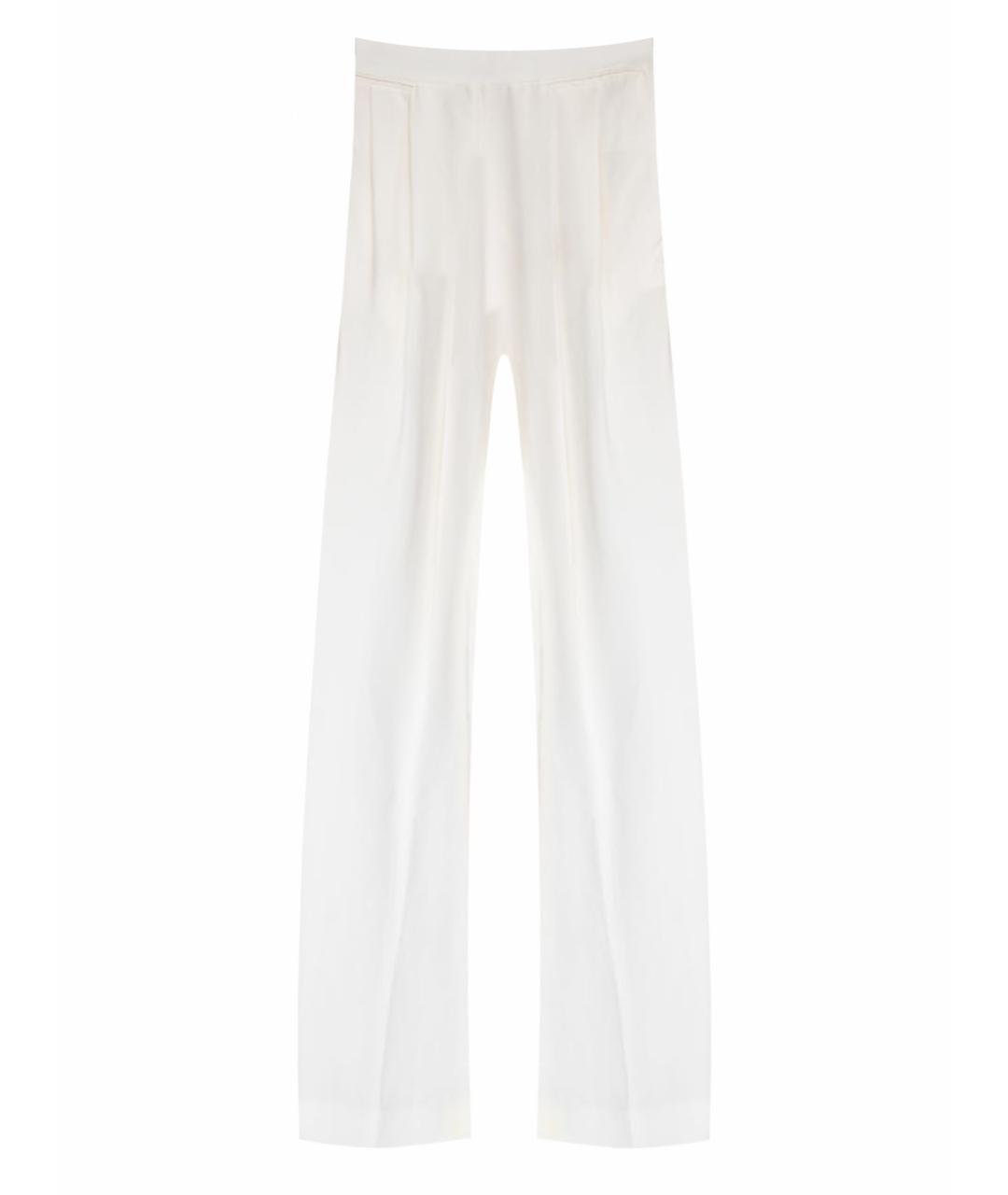 CELINE PRE-OWNED Белые вискозные брюки широкие, фото 1