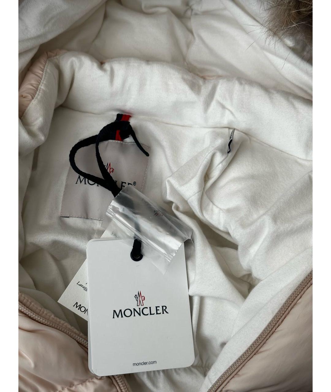 MONCLER Розовый комбинезон, фото 3