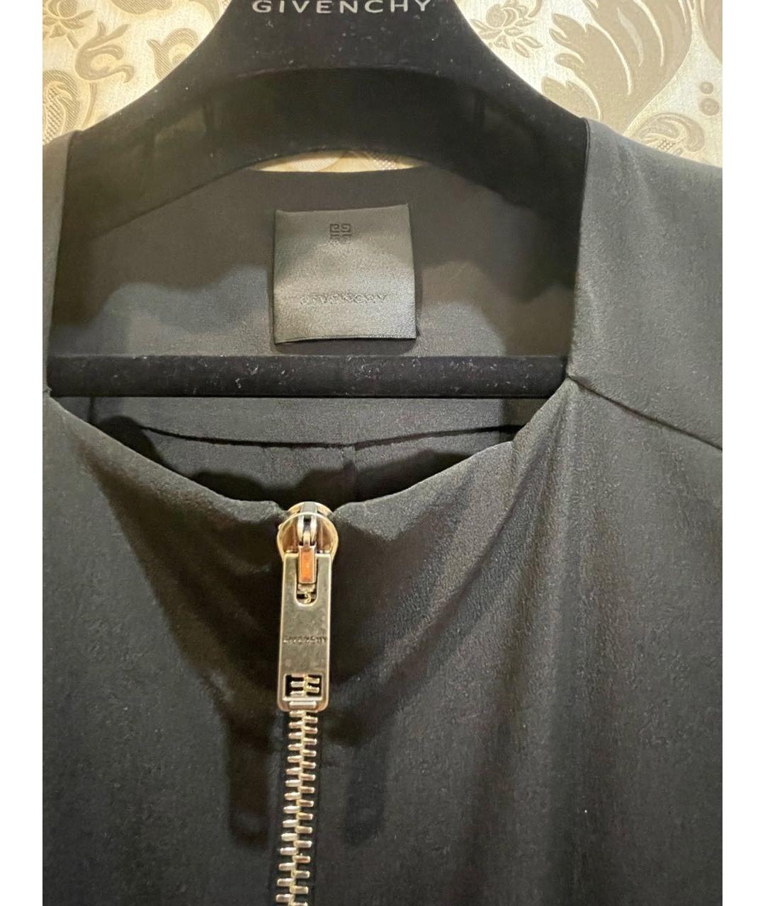 GIVENCHY Черное шелковое коктейльное платье, фото 4
