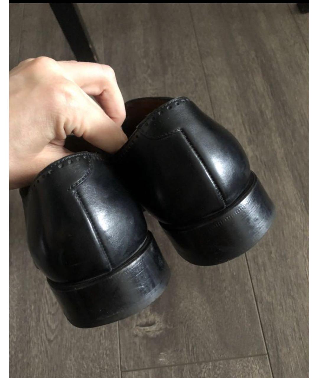 DUNHILL Черные туфли из лакированной кожи, фото 7
