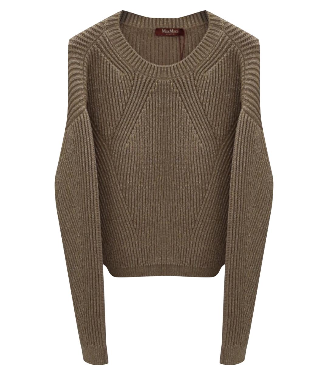 MAX MARA STUDIO Бежевый джемпер / свитер, фото 1