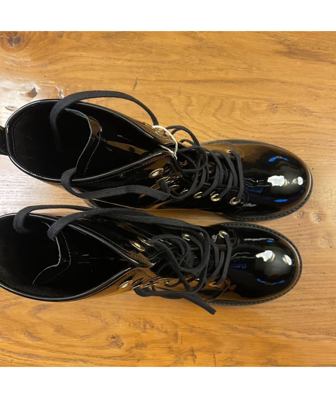 STUART WEITZMAN Черные кожаные ботинки, фото 2