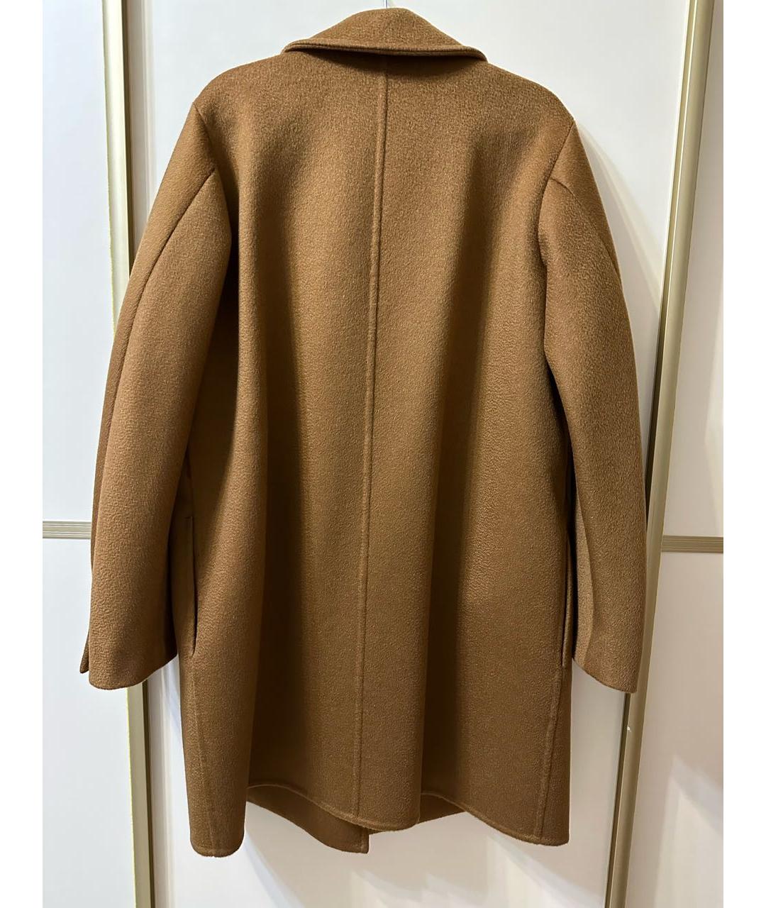 MAX MARA Коричневое кашемировое пальто, фото 2