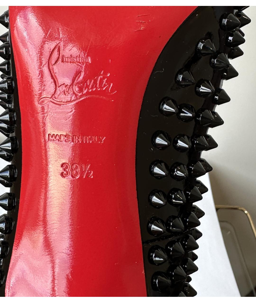 CHRISTIAN LOUBOUTIN Черные туфли, фото 6