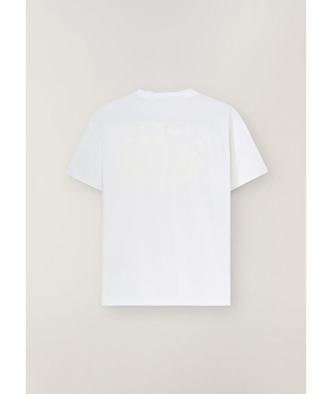 LORO PIANA Белая хлопковая футболка, фото 6