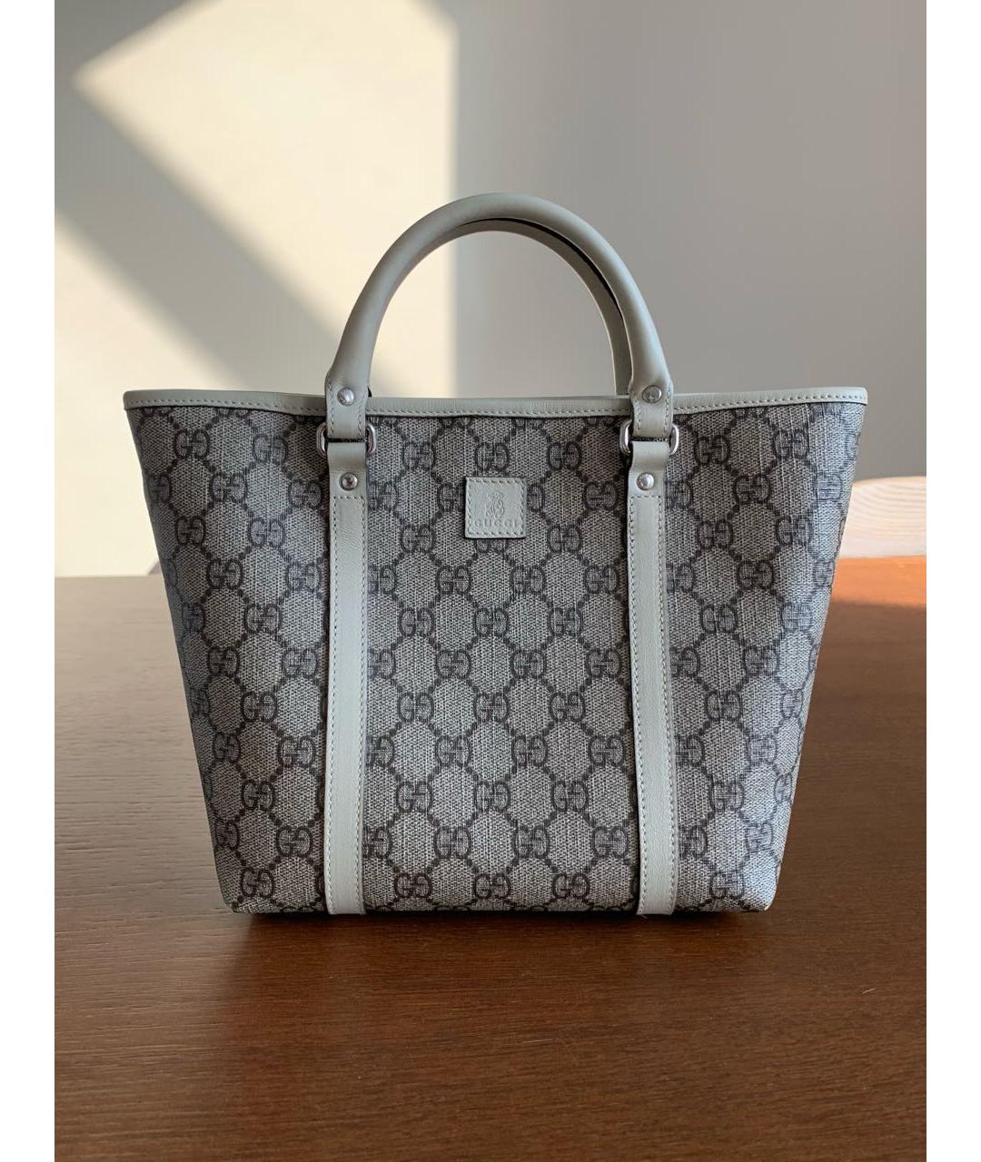 GUCCI Бежевая сумка тоут, фото 7