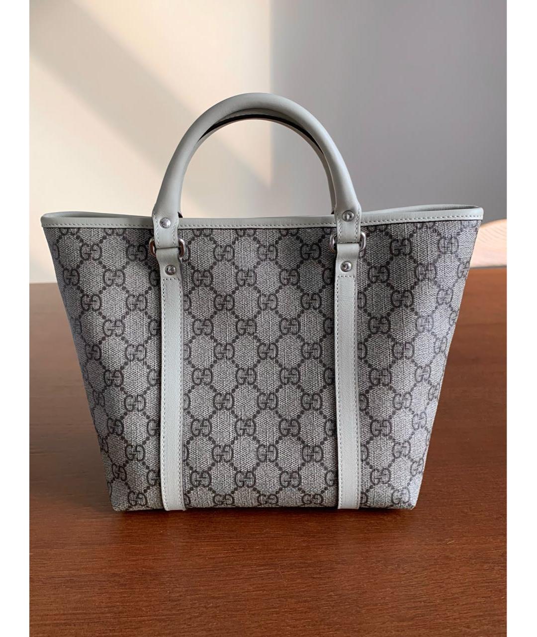 GUCCI Бежевая сумка тоут, фото 8