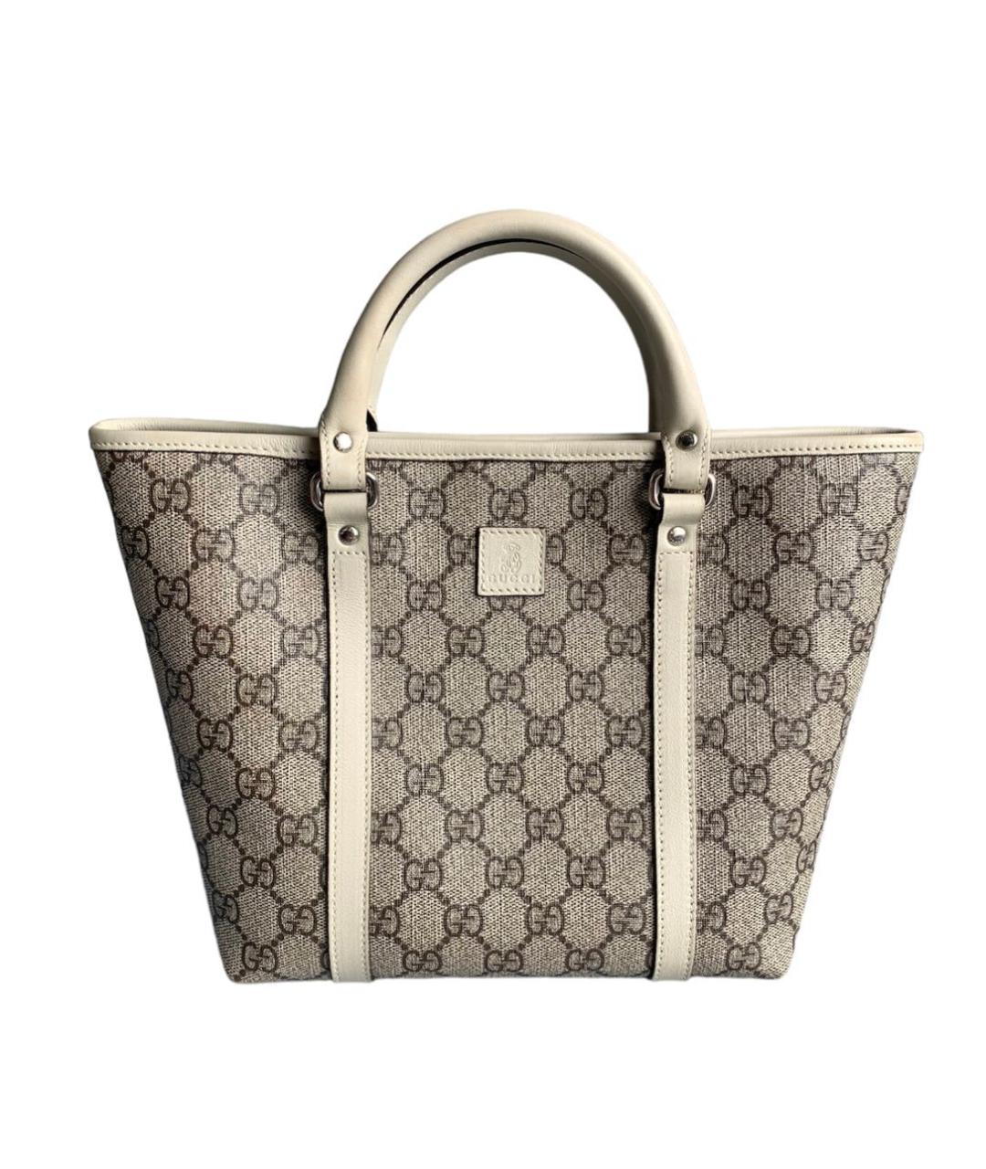 GUCCI Бежевая сумка тоут, фото 1
