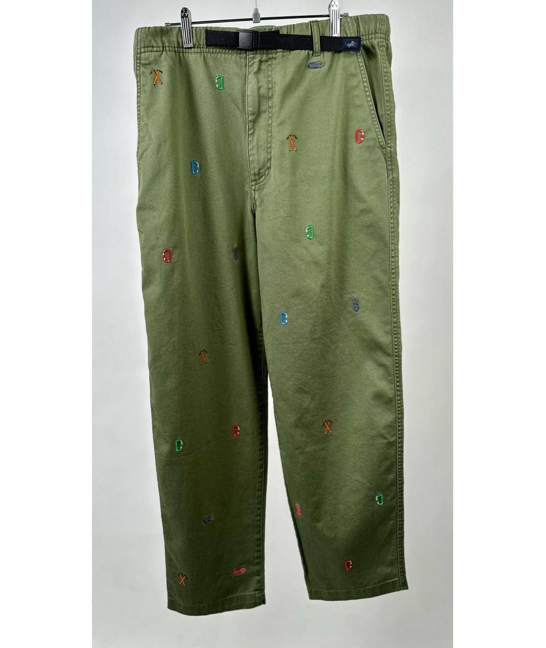 POLO RALPH LAUREN Зеленые хлопковые повседневные брюки, фото 3