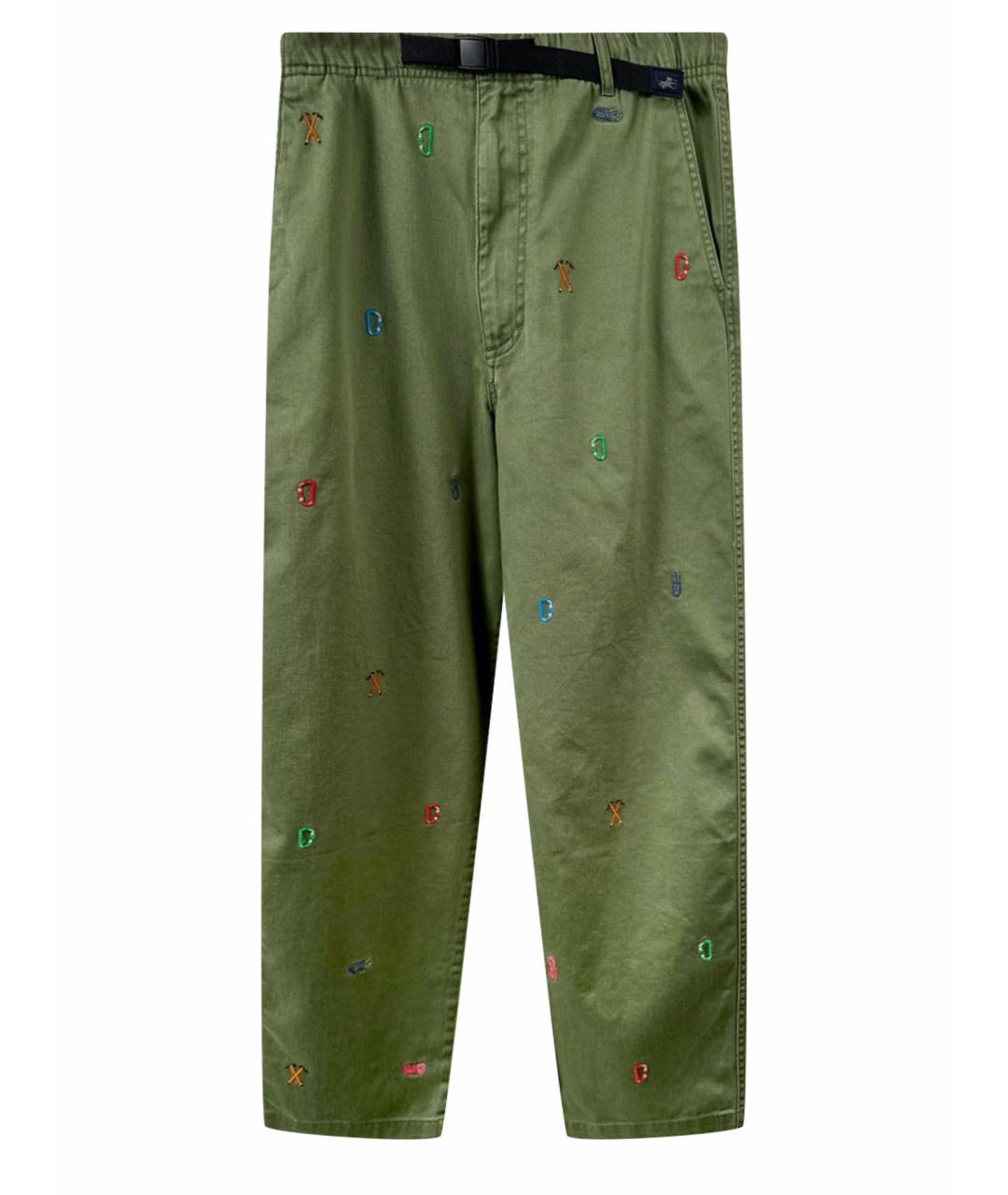 POLO RALPH LAUREN Зеленые хлопковые повседневные брюки, фото 1