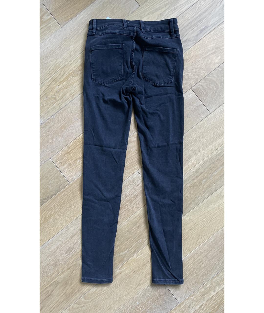 SANDRO Черные хлопко-полиэстеровые джинсы слим, фото 2