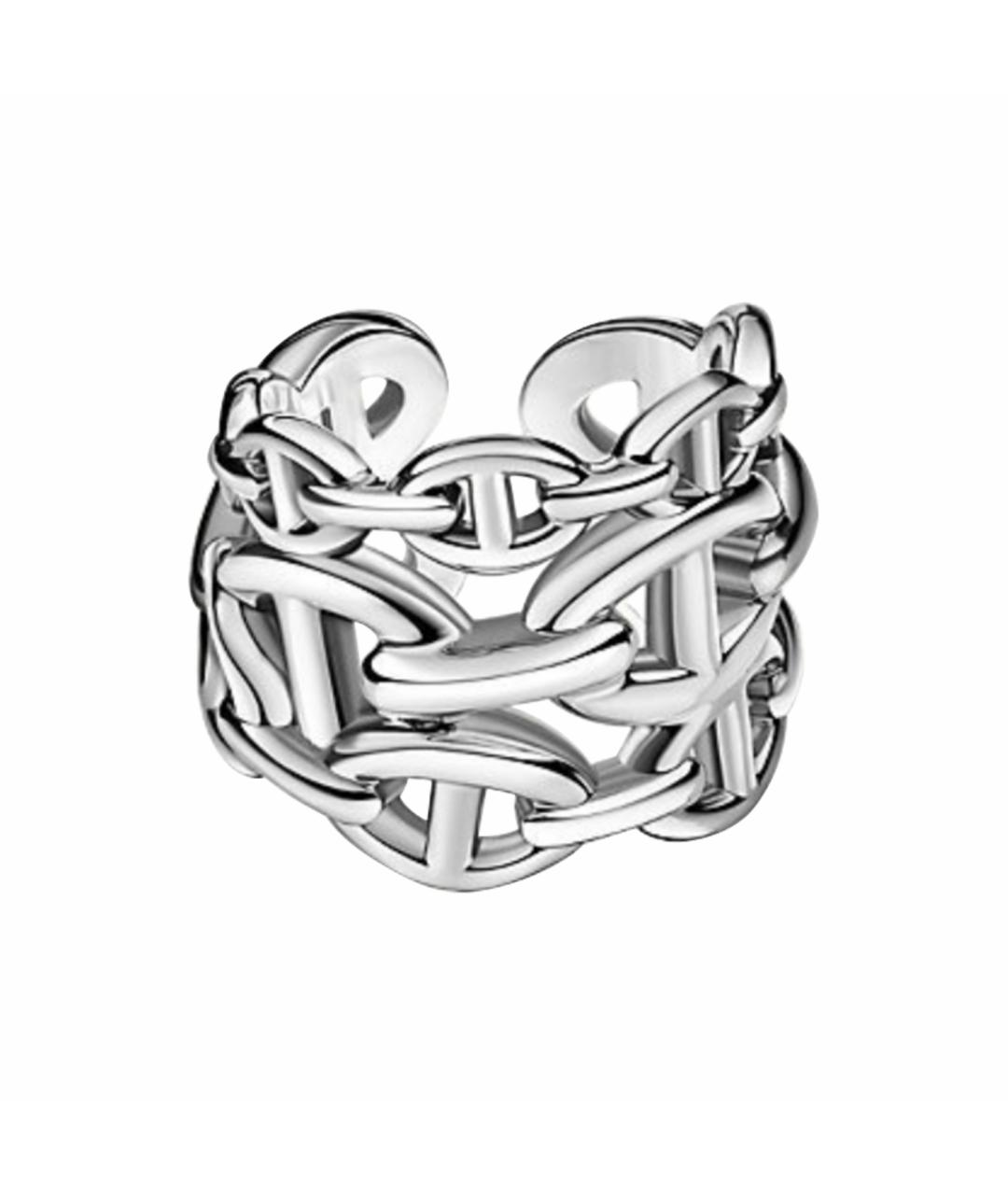 HERMES Серебряное серебряное кольцо, фото 1