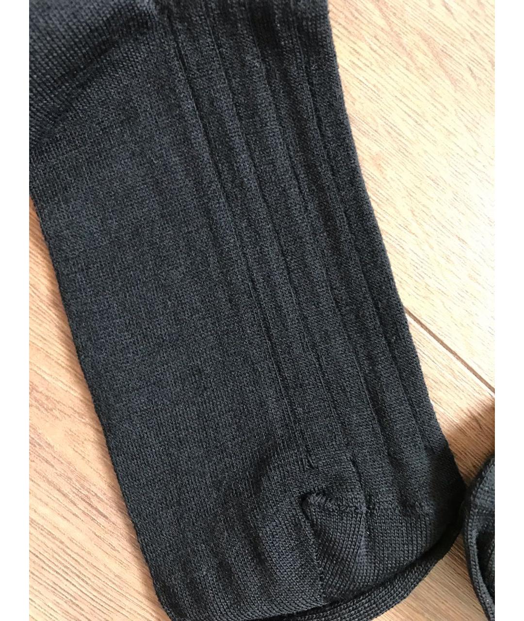 YOHJI YAMAMOTO Черные носки, чулки и колготы, фото 2