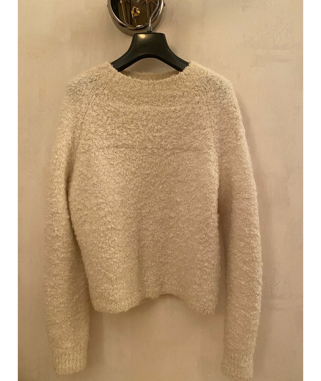 ISABEL MARANT Белый шерстяной джемпер / свитер, фото 5