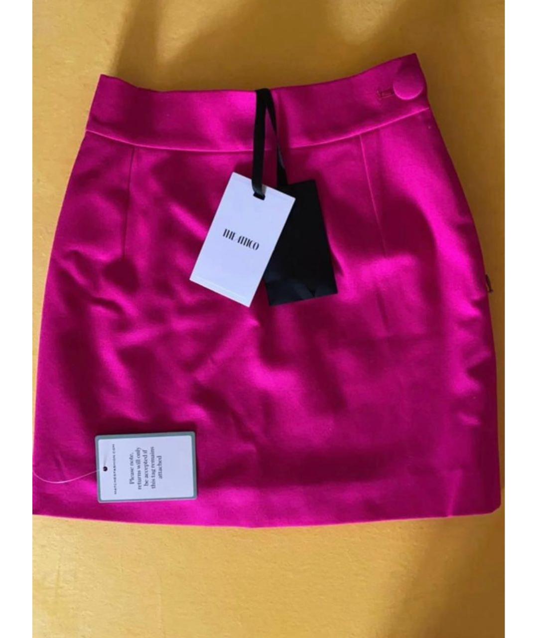 THE ATTICO Розовая юбка мини, фото 2