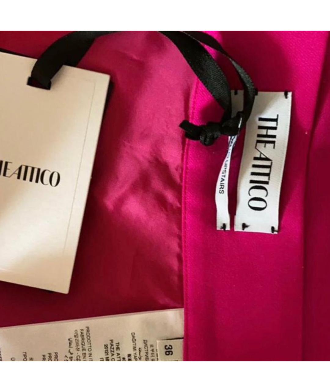 THE ATTICO Розовая юбка мини, фото 4