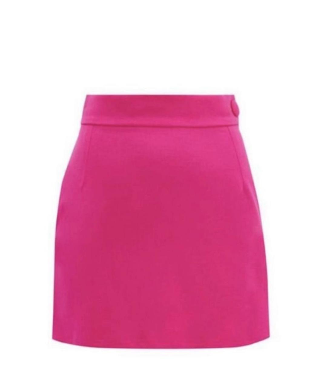 THE ATTICO Розовая юбка мини, фото 1