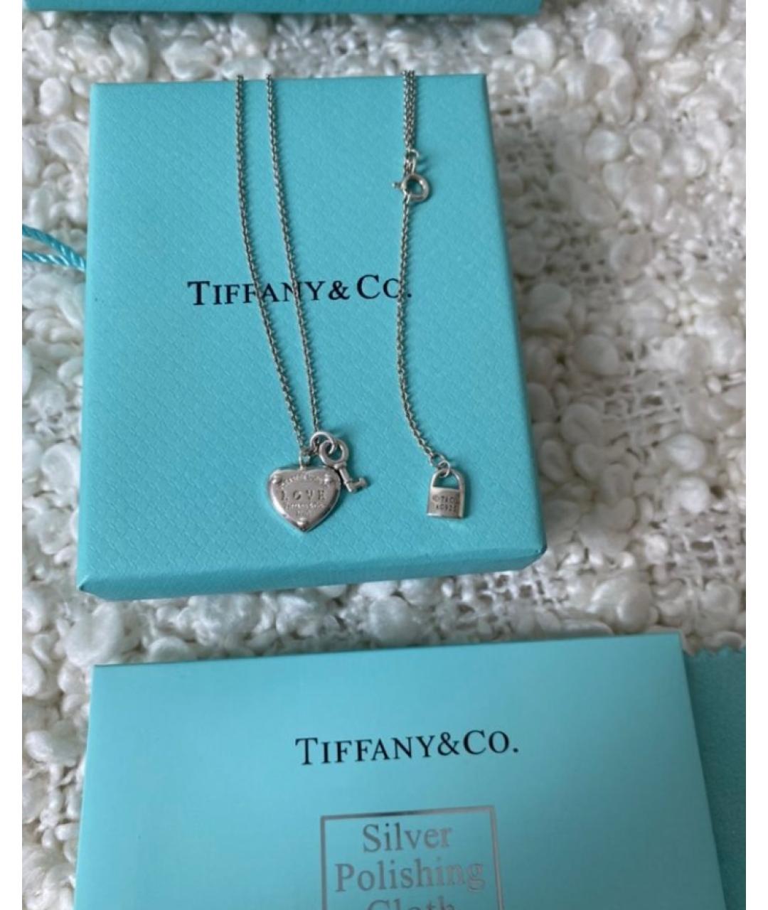 TIFFANY&CO Серебряная серебряная подвеска, фото 4