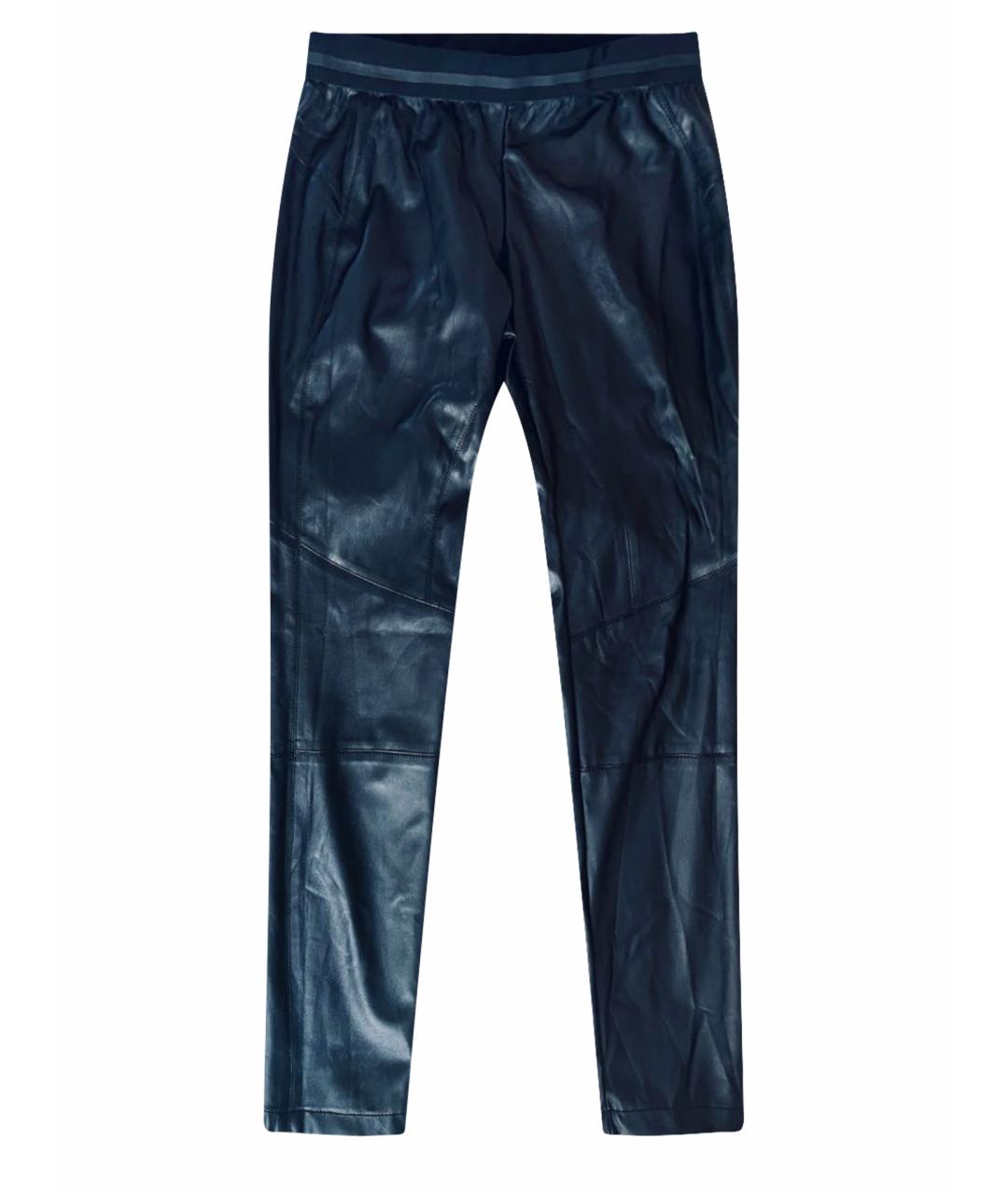VDP Черные полиэстеровые брюки узкие, фото 1