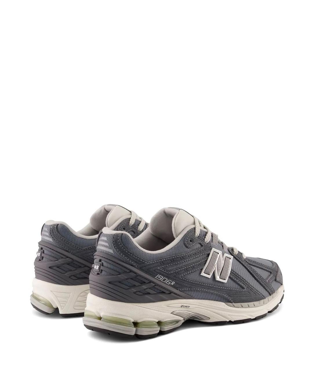 NEW BALANCE Серые текстильные низкие кроссовки / кеды, фото 2