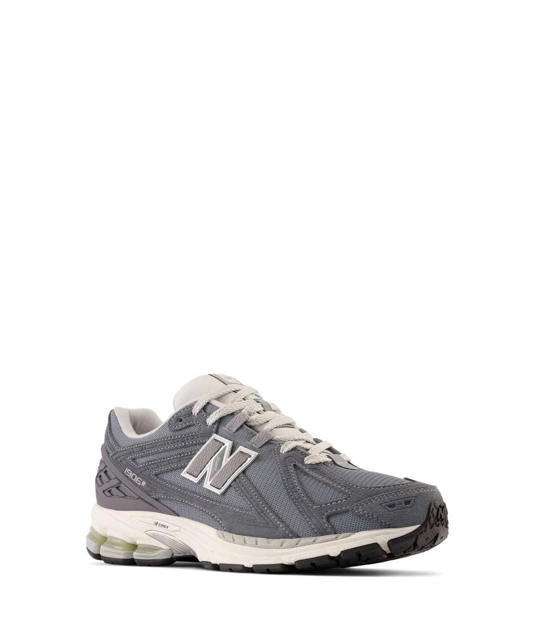 NEW BALANCE Серые текстильные низкие кроссовки / кеды, фото 4