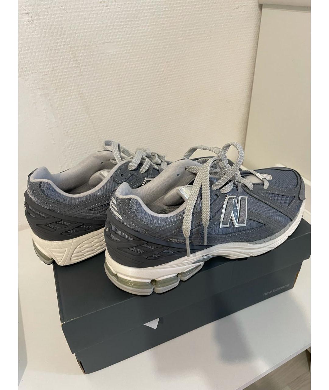 NEW BALANCE Серые текстильные низкие кроссовки / кеды, фото 7