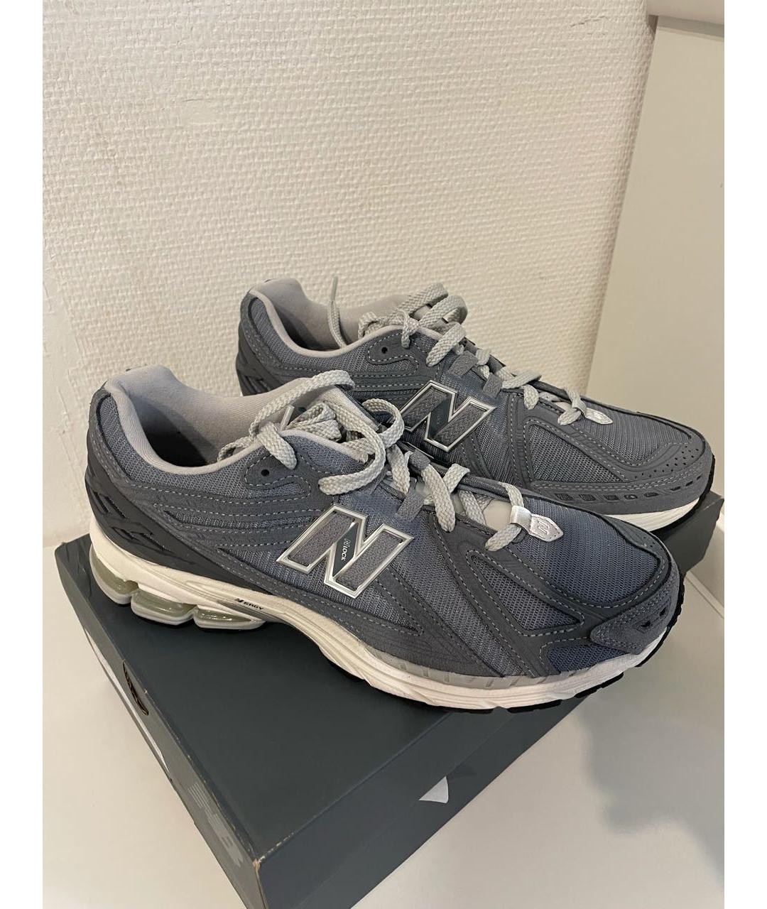NEW BALANCE Серые текстильные низкие кроссовки / кеды, фото 8