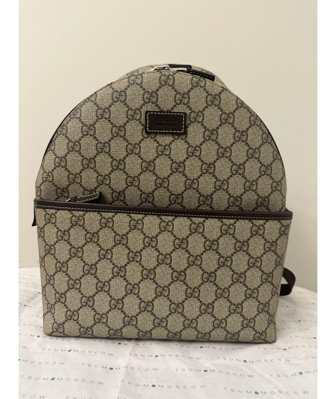 GUCCI Коричневый рюкзак, фото 3
