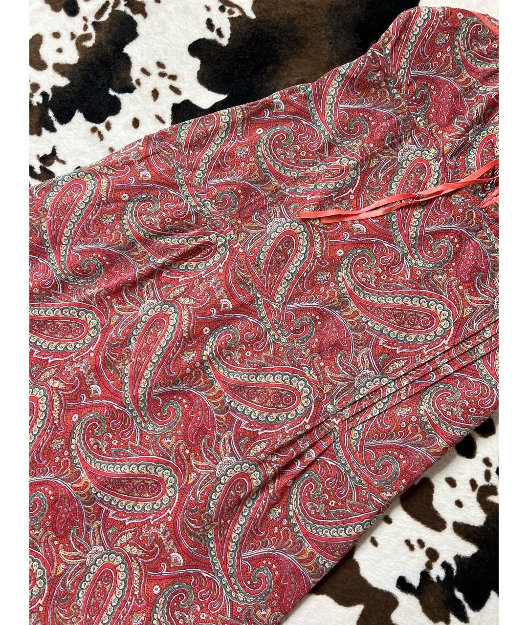RALPH LAUREN DENIM & SUPPLY Красный хлопковый сарафан, фото 4