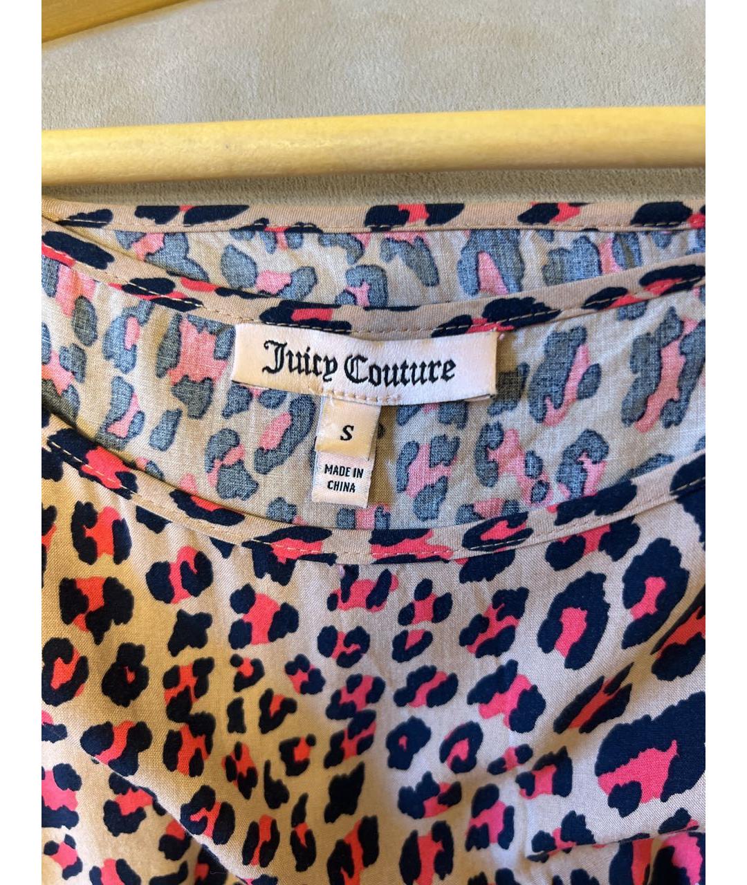 JUICY COUTURE Красное хлопковое повседневное платье, фото 3