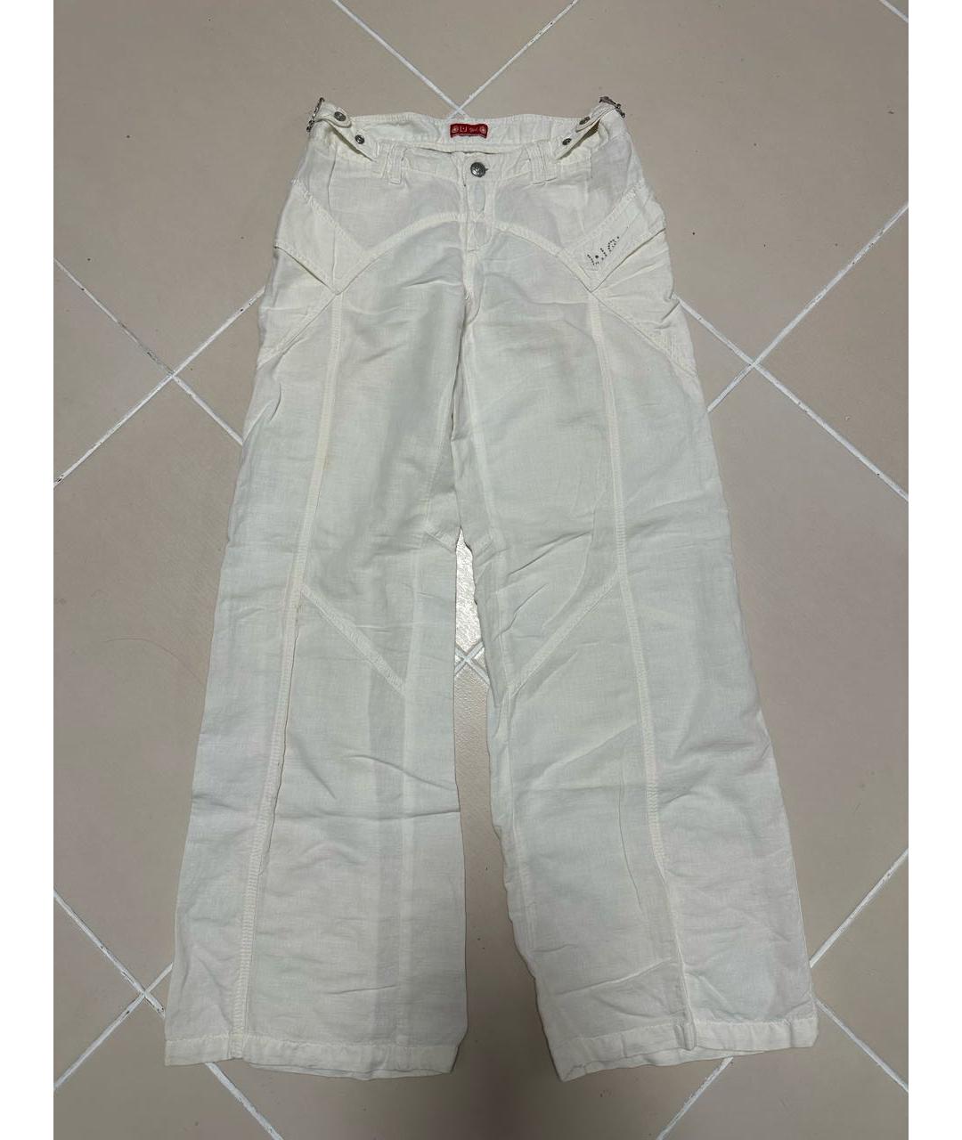 LIU JO Белые льняные брюки и шорты, фото 2