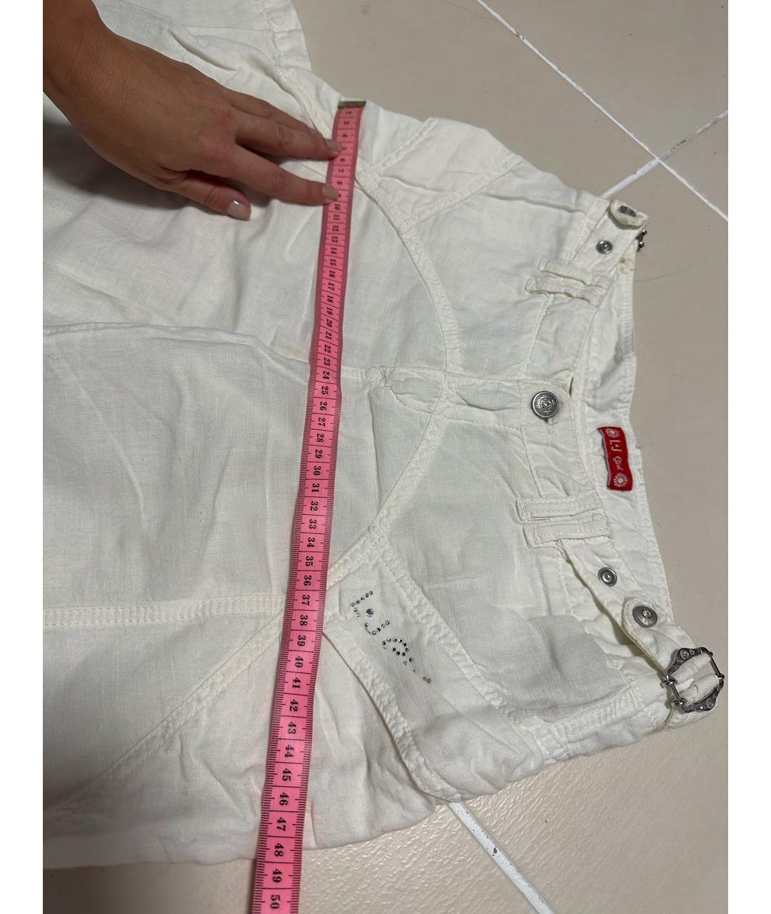 LIU JO Белые льняные брюки и шорты, фото 6