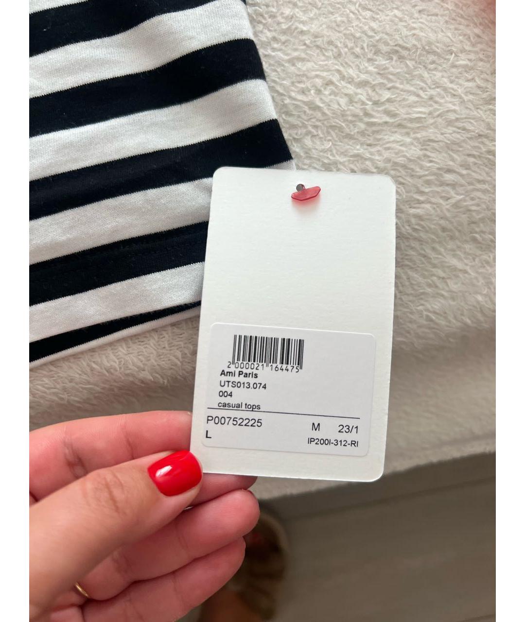 AMI Хлопковая футболка, фото 5