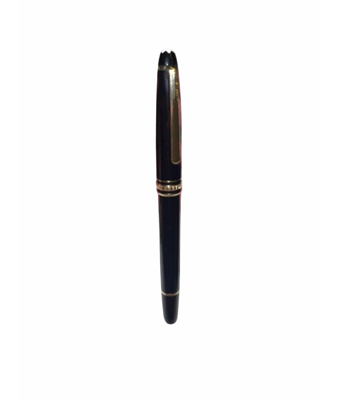 MONTBLANC Черная металлическая шариковая ручка, фото 1