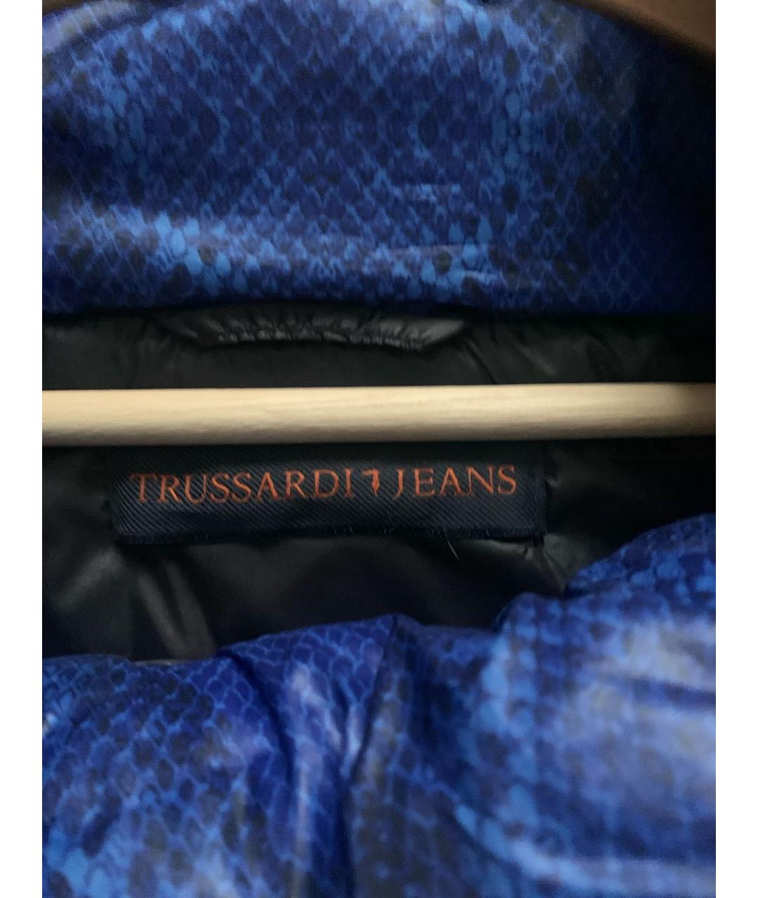 TRUSSARDI JEANS Синяя куртка, фото 4