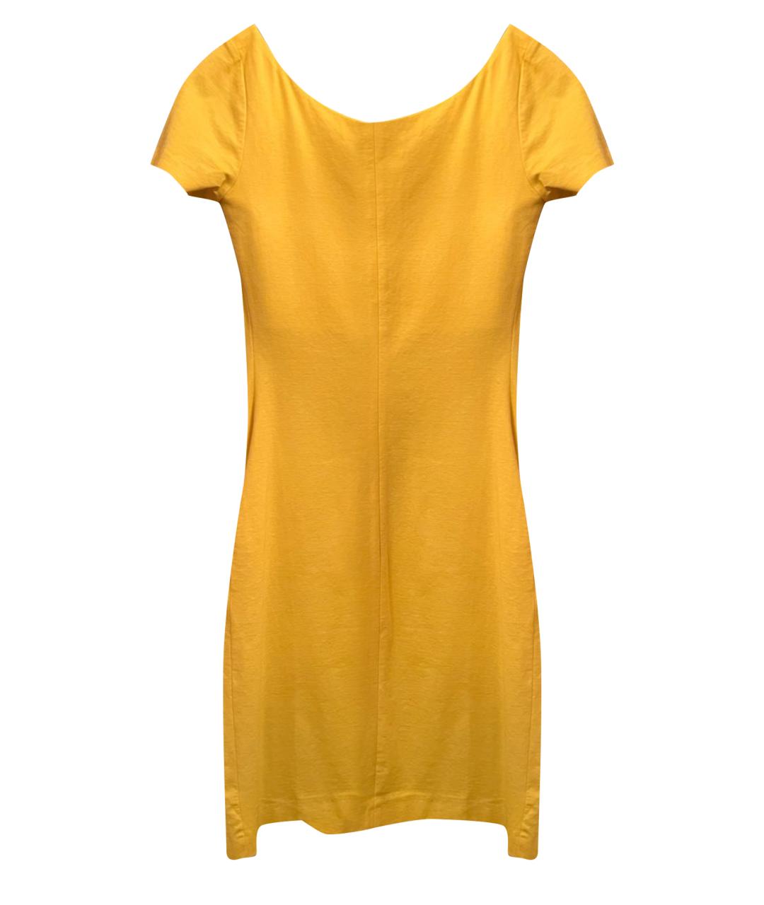 VERSUS VERSACE Желтое хлопковое платье, фото 1