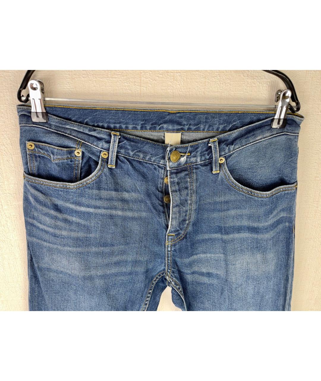 BURBERRY BRIT Синие хлопковые прямые джинсы, фото 3