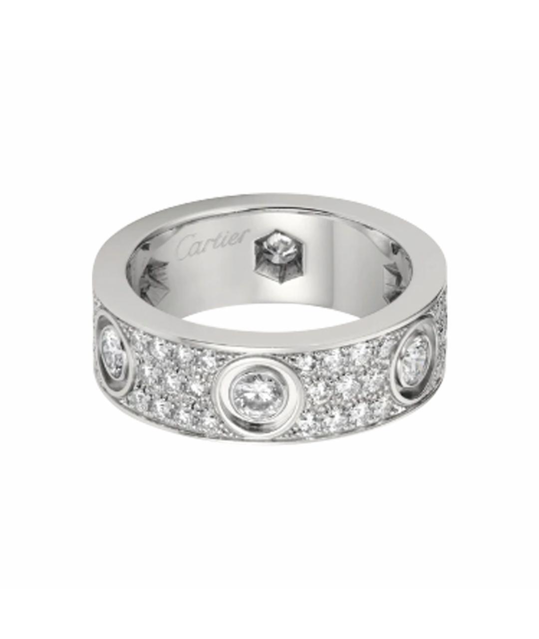 CARTIER Серебряное кольцо из белого золота, фото 1