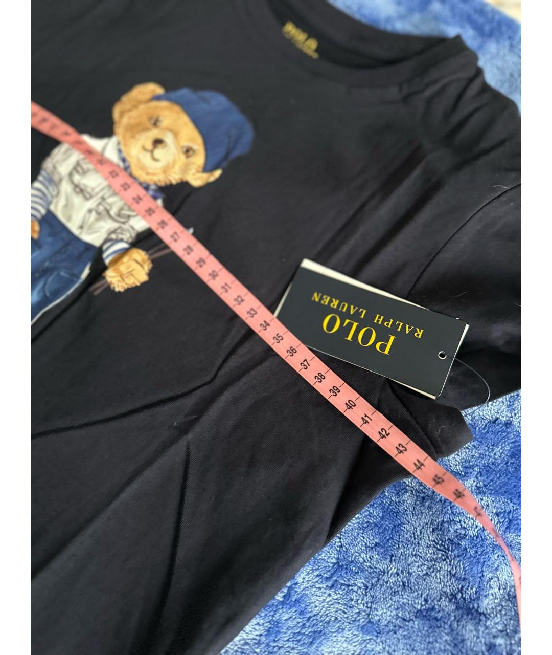 POLO RALPH LAUREN Темно-синее хлопковое повседневное платье, фото 5