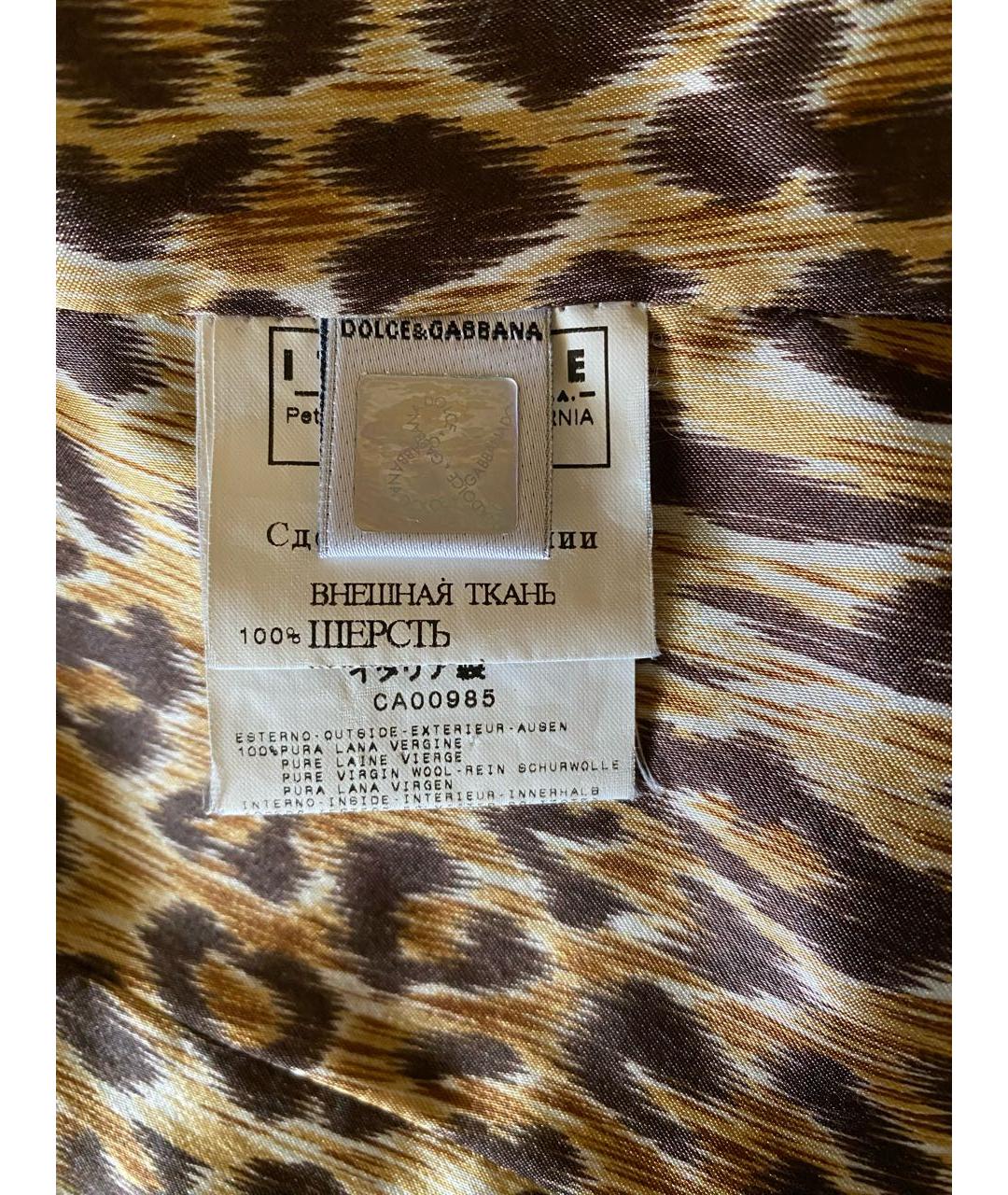 DOLCE&GABBANA Черный шерстяной жакет/пиджак, фото 5