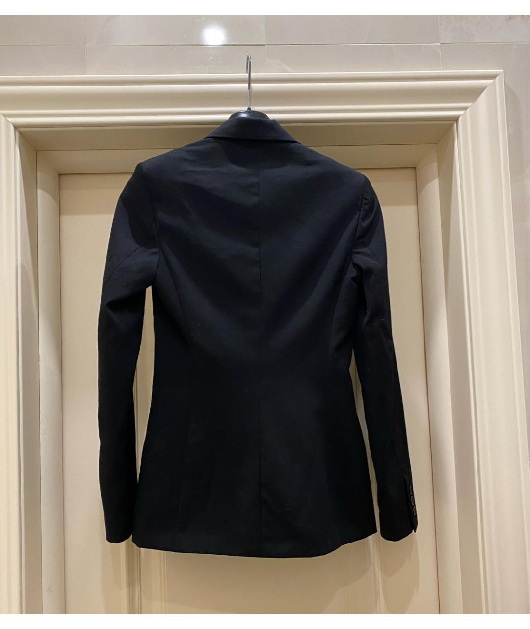 DOLCE&GABBANA Черный шерстяной жакет/пиджак, фото 2