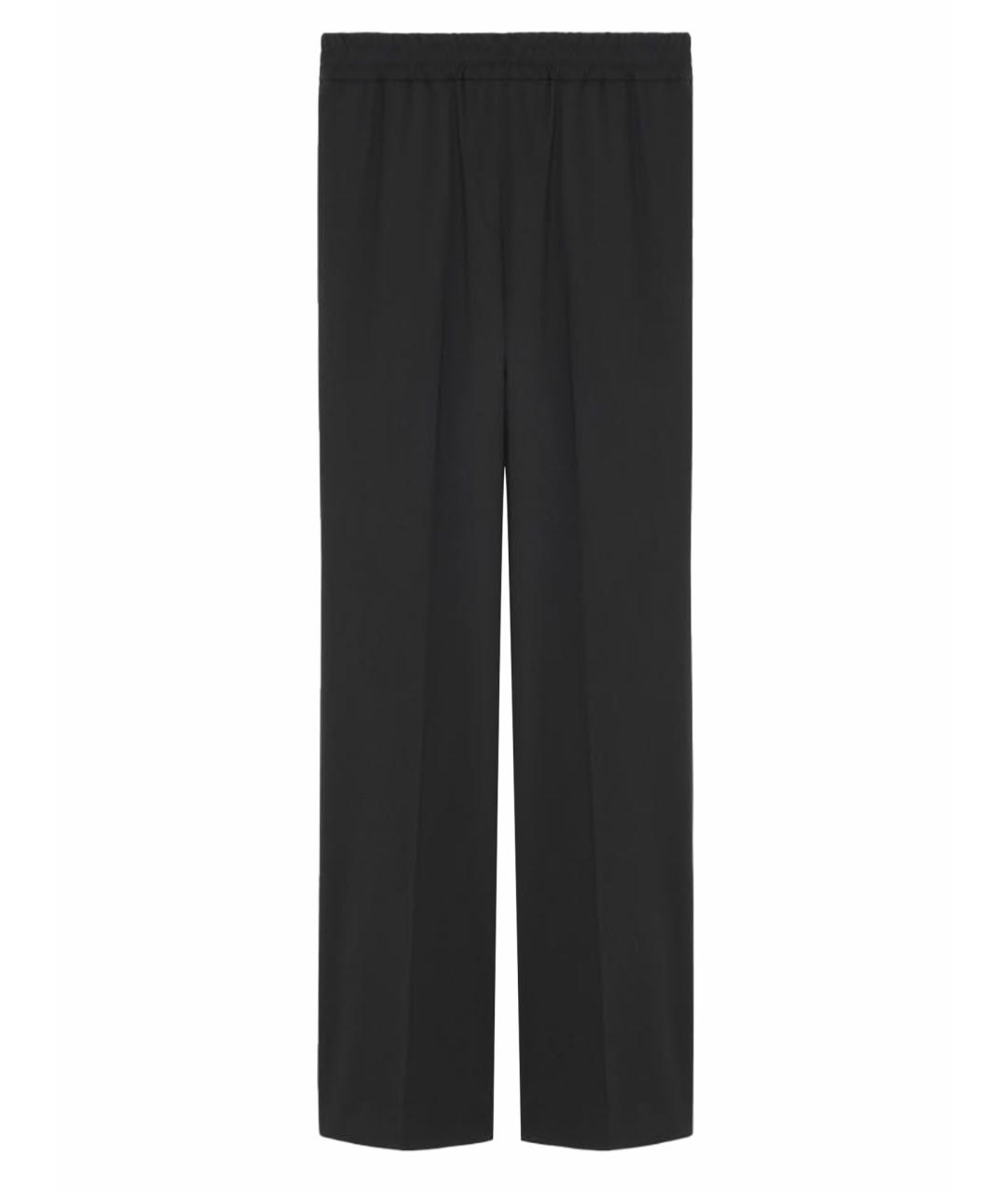 MAISON KITSUNE Черные прямые брюки, фото 1